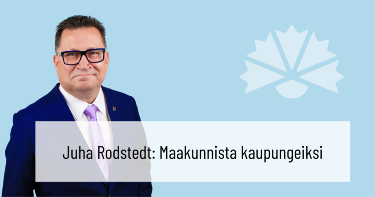 Juha Rodstedt: Maakunnista kaupungeiksi